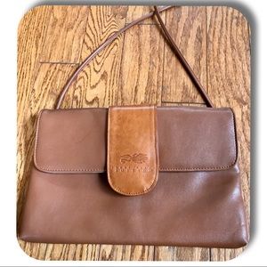 Vintage Perry Ellis Leather Crossbody Bag